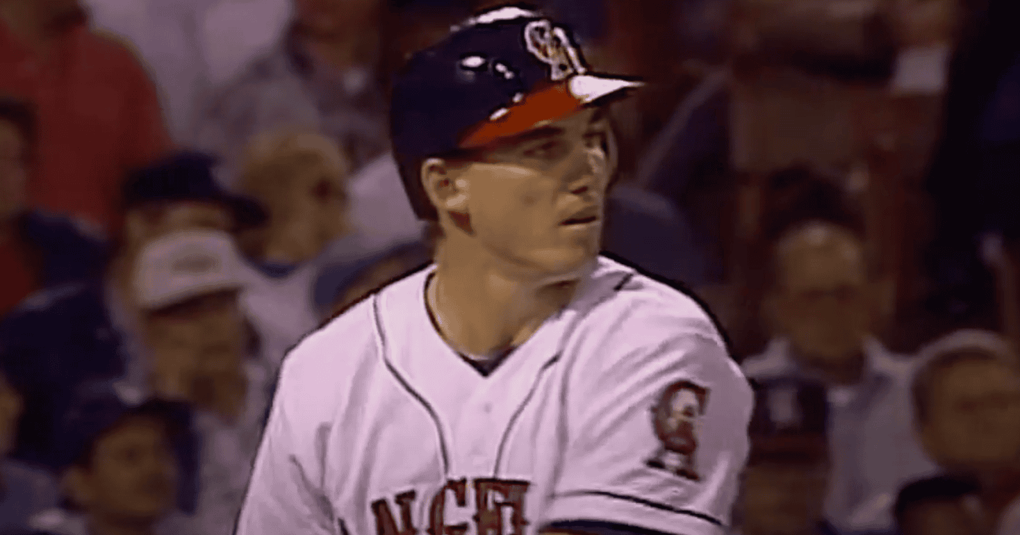 Image of Tim Salmon, highlighting his career achievements and absence from All-Star selections.